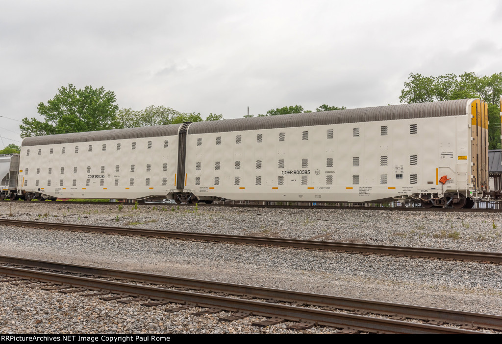 COER 900595, Auto-Max II Autorack Car on the NSRR